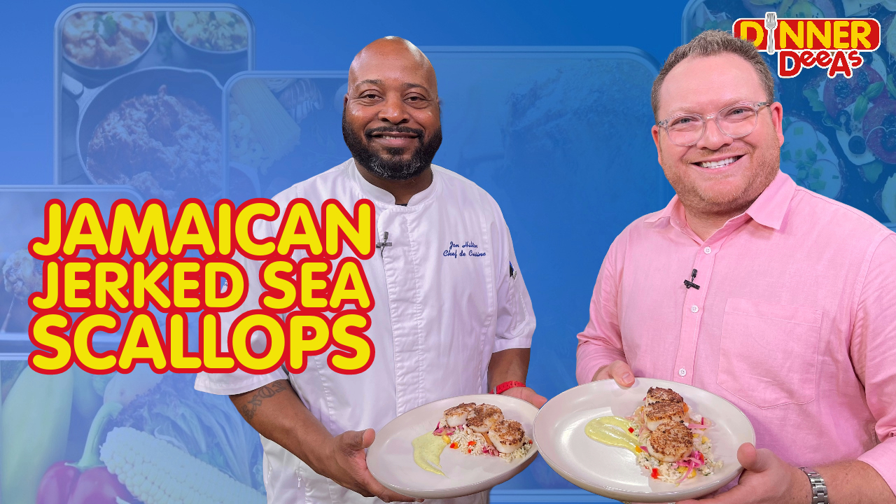 Dinner DeeAs: Jamaican Jerked Sea Scallops