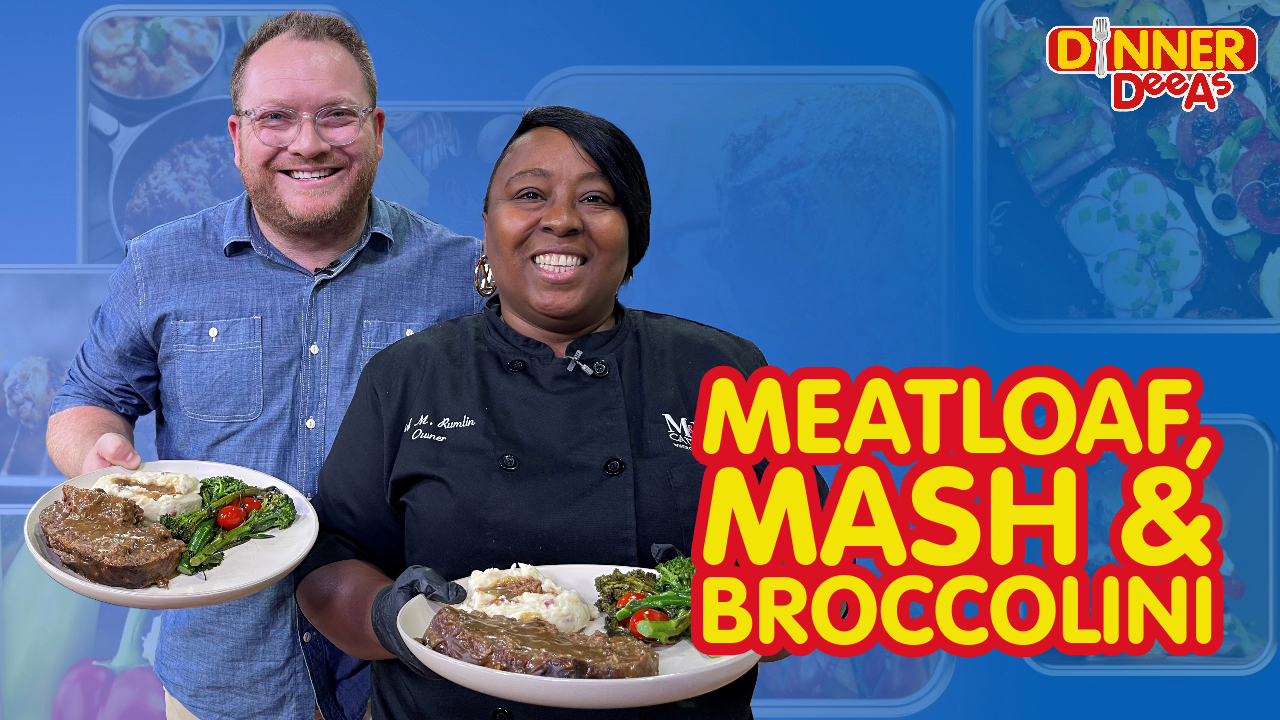 Dinner DeeAs: Meatloaf, Mash & Broccolini