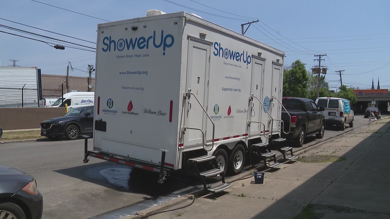 ShowerUp Chicago: Mobile shower unit giving hope, dignity to homeless individuals