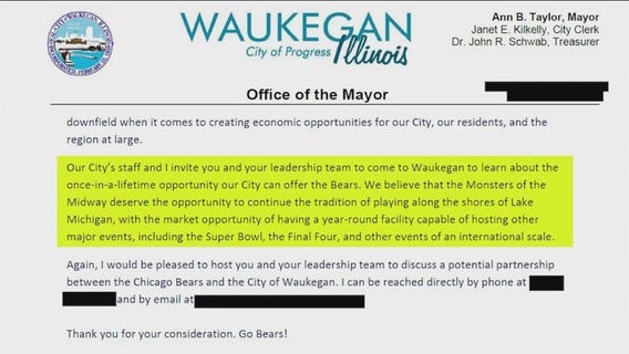 Waukegan wants to huddle with Bears on new stadium