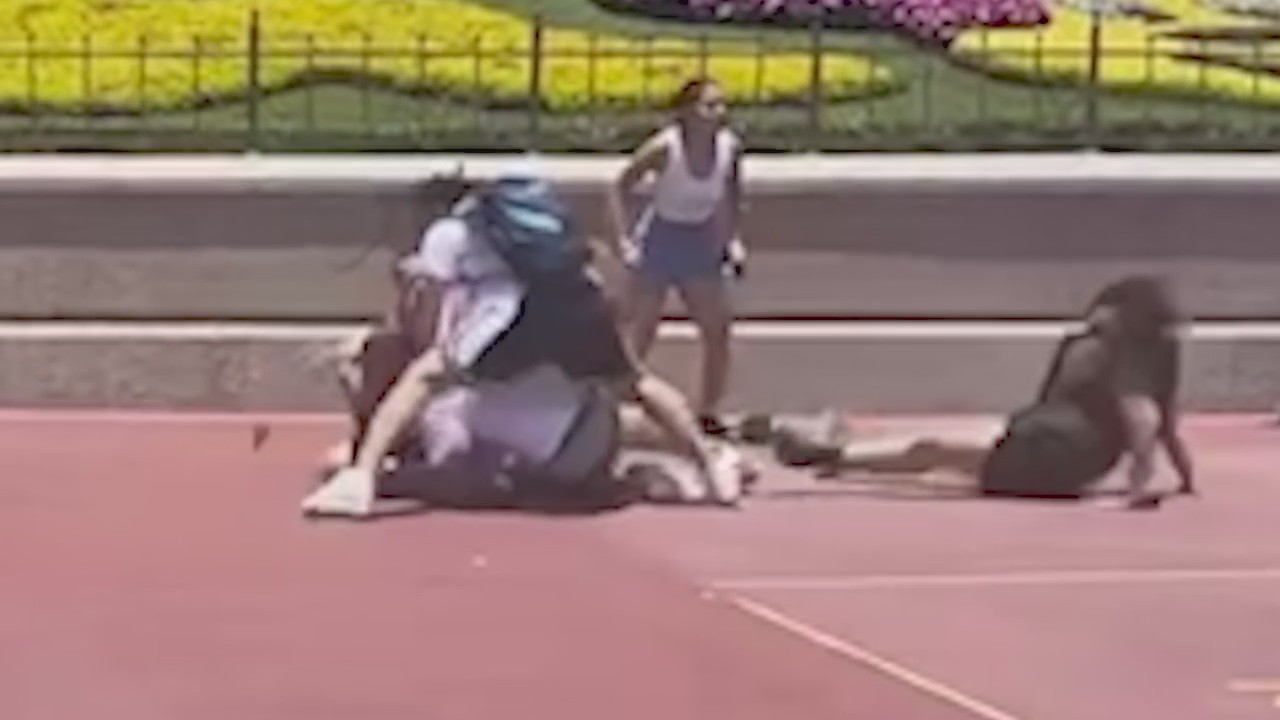 Walt Disney World fight: Brawl between 2 families caught on video