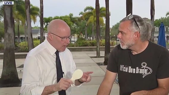 Using worms to create fertilizer