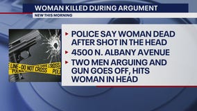 Woman shot to death during fight between 2 men inside Chicago home