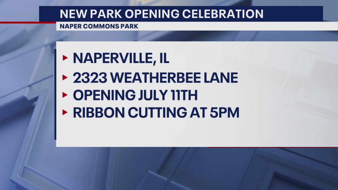 Naperville prepares for grand opening of new park