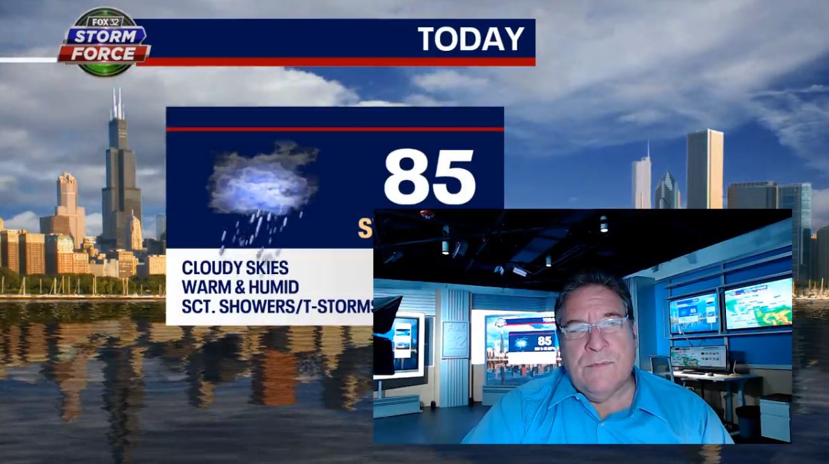 Chicago weather: Scattered showers, thunderstorms fill this weekend's forecast