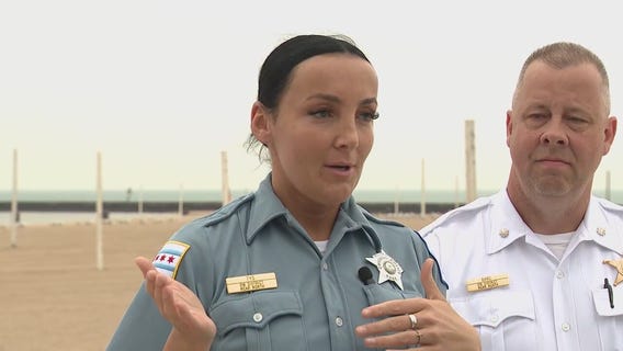 CPD officer hailed a hero after saving woman's life in water rescue