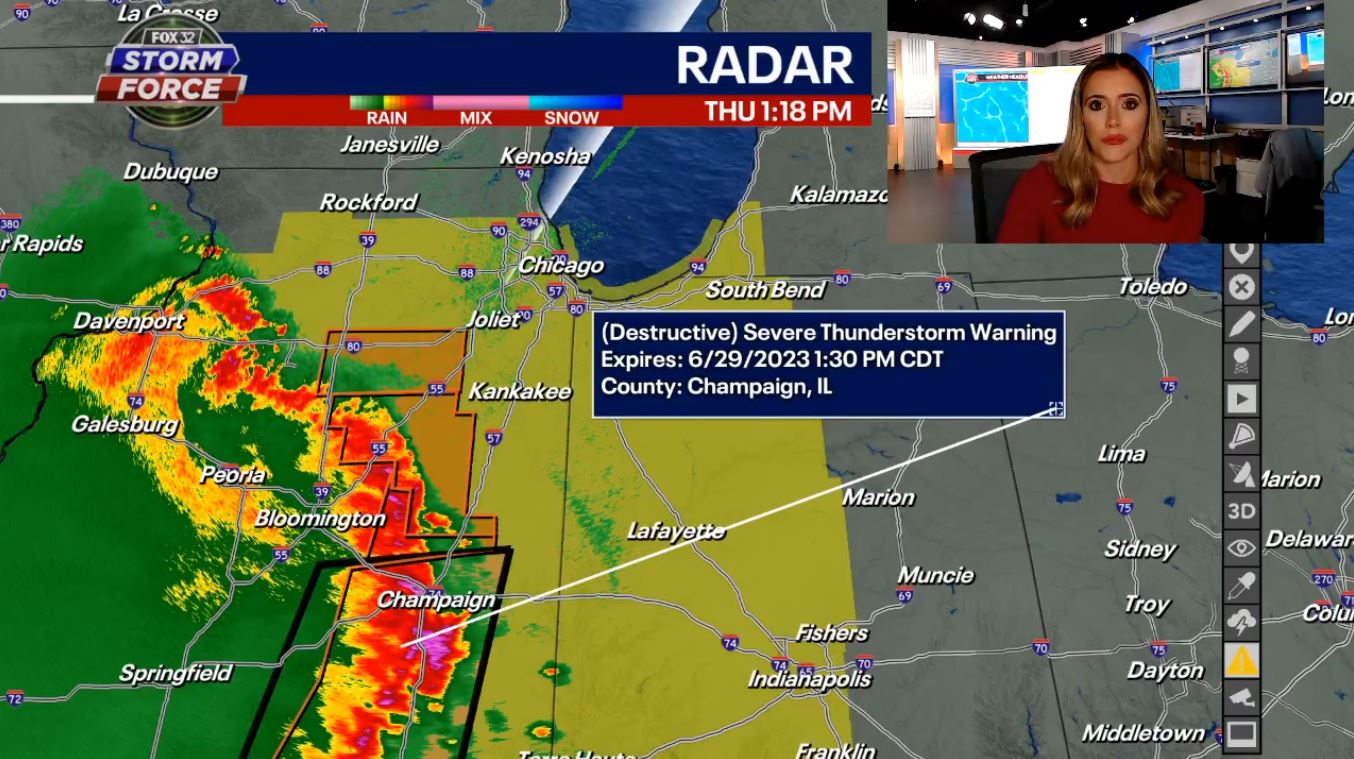 Chicago weather: Severe thunderstorms roll in