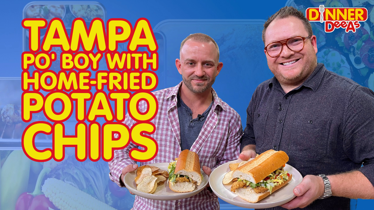 Dinner DeeAs: Tampa Po' boy with Home Fried Potato Chips