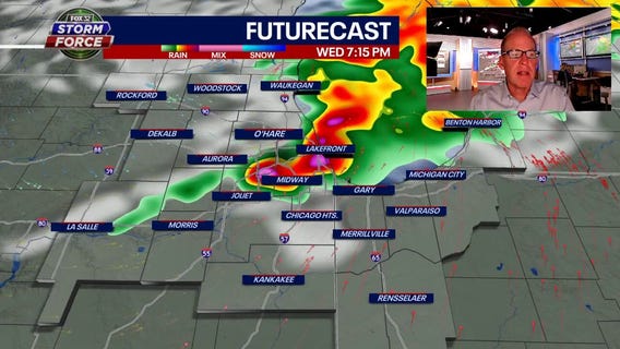 Severe storms possible through the evening