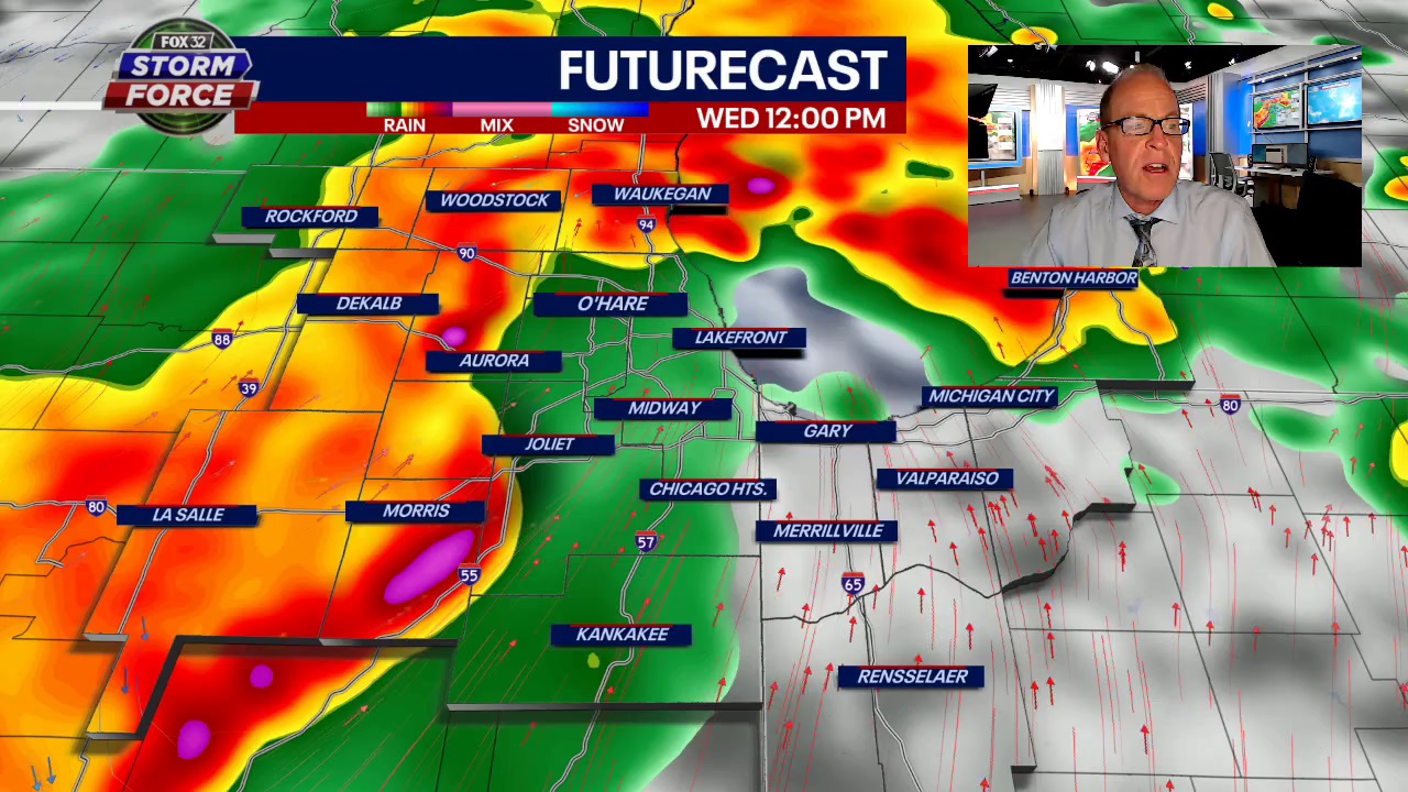 We may get a soaking to start things off Wednesday
