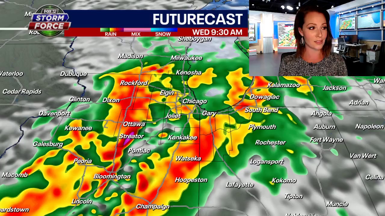 Strong to severe storms possible for Chicago area Tuesday, Wednesday