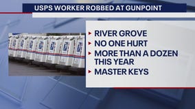 Cook County mail carrier robbed at gunpoint: police