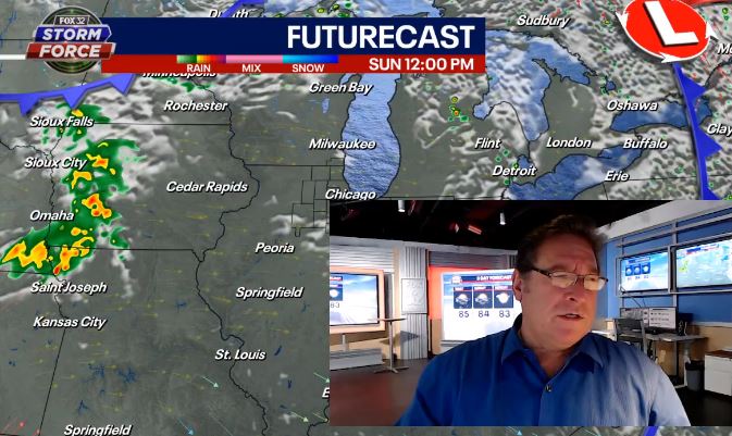 Chicago weather: Temps in the mid-80s, chance of rain