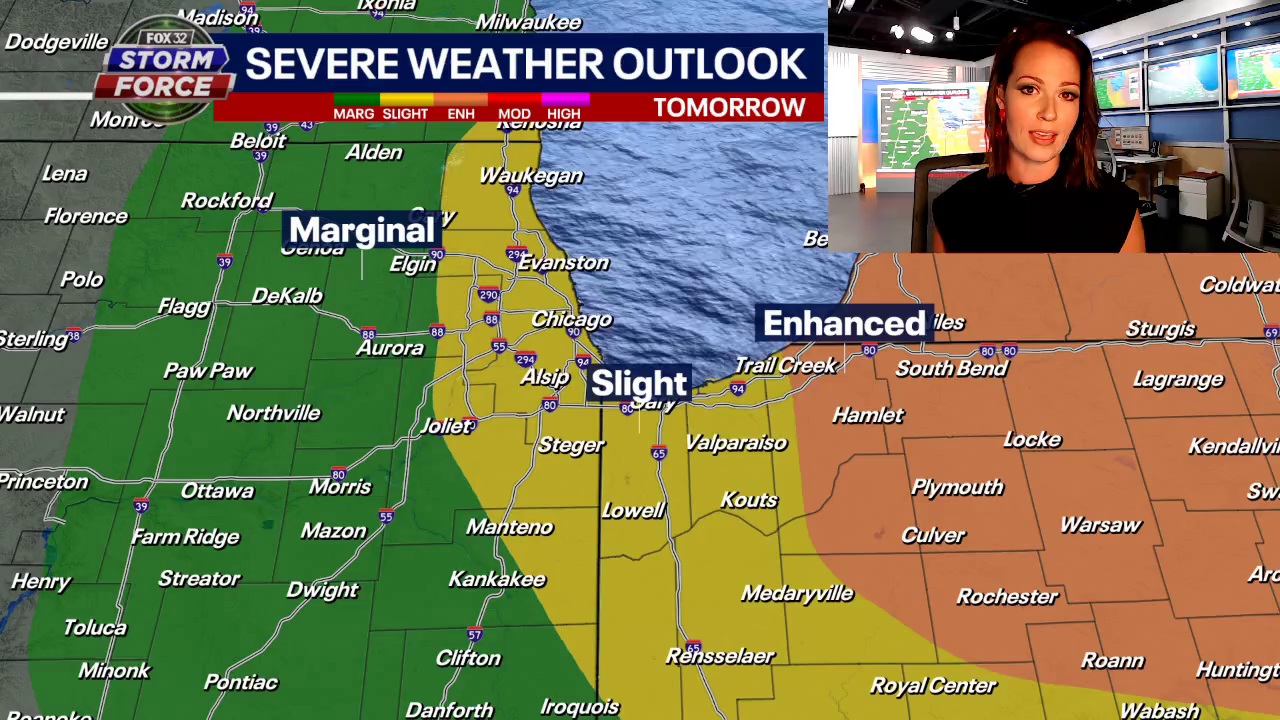Heat, humidity, and a few severe storms to round out the week