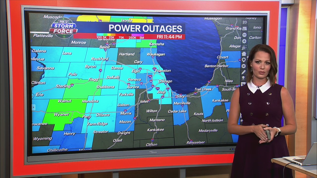 MAP: Power outages across Chicago area, tornado confirmed | FOX 32 Chicago