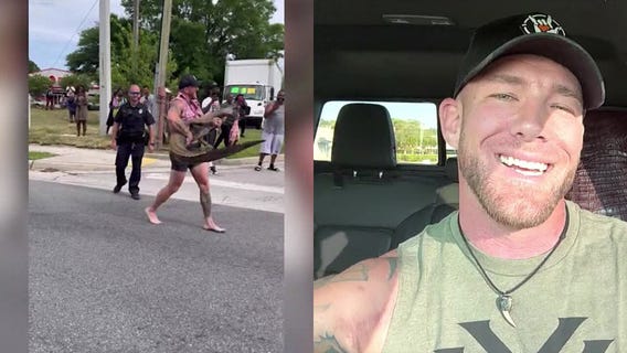 Man who wrangled with FL alligator joins Good Day