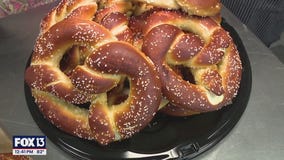 Charley celebrates National Pretzel Day