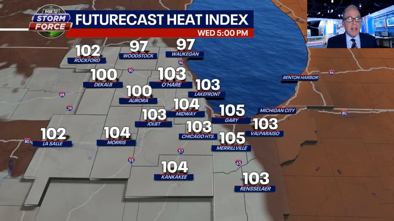 Deadly heat is coming for Chicago by Wednesday