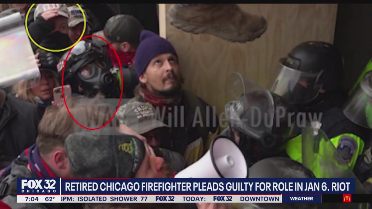 Retired Chicago firefighter pleads guilty to involvement in ?Tunnel? siege during Jan. 6 Capitol riot