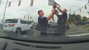 Michigan traffic stop takes unexpected turn