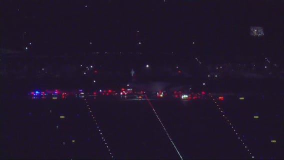 Swiss Air jet aborts takeoff at O'Hare, CFD responds to fire