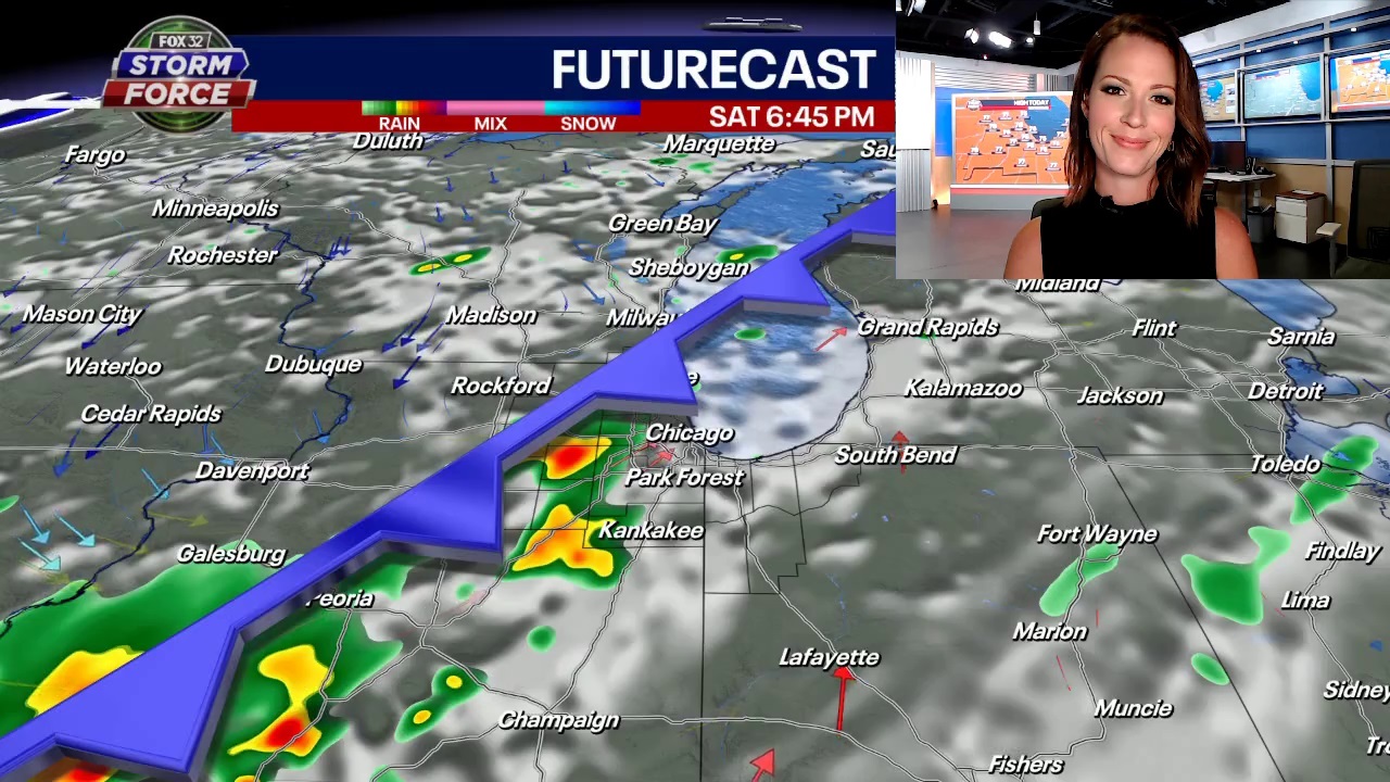 Showers, few storms will impact weekend