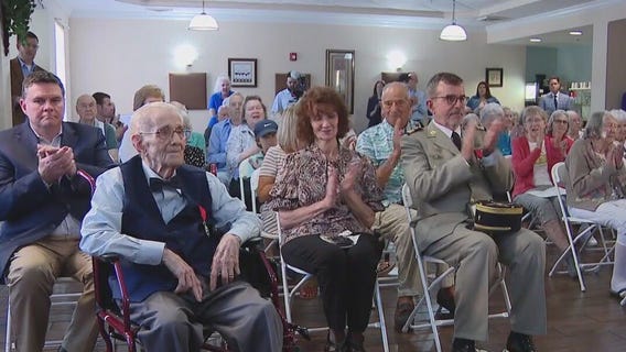 World War II veteran honored