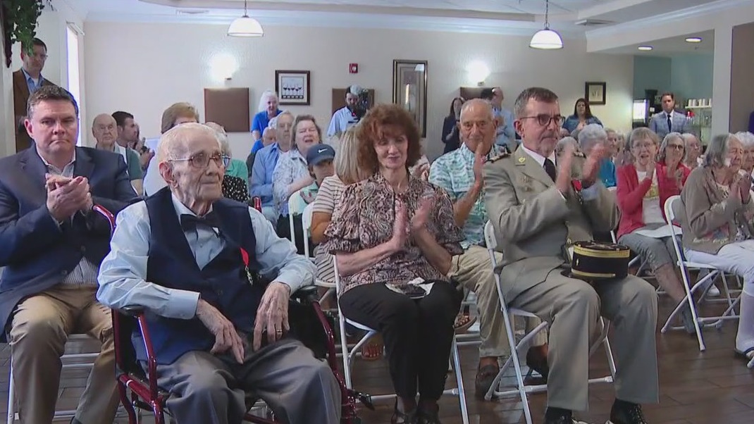 World War II veteran honored