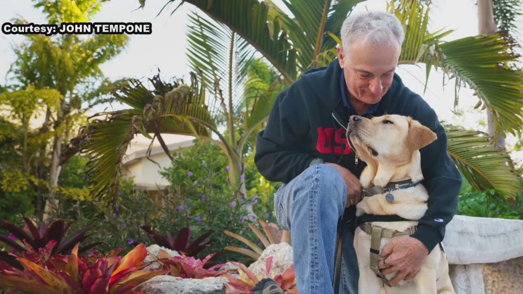 Veteran shares story of connection with service dog