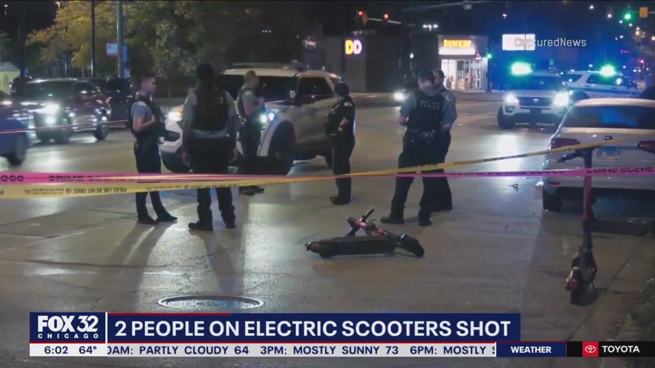 2 shot, 1 critically, while riding electric scooters in McKinley Park