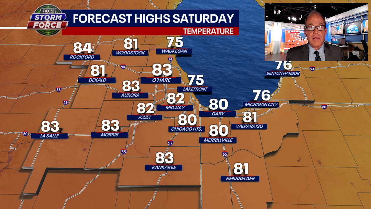 A warm weekend and start to next week