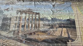 Historic Chicago theater backdrops found during roof repairs