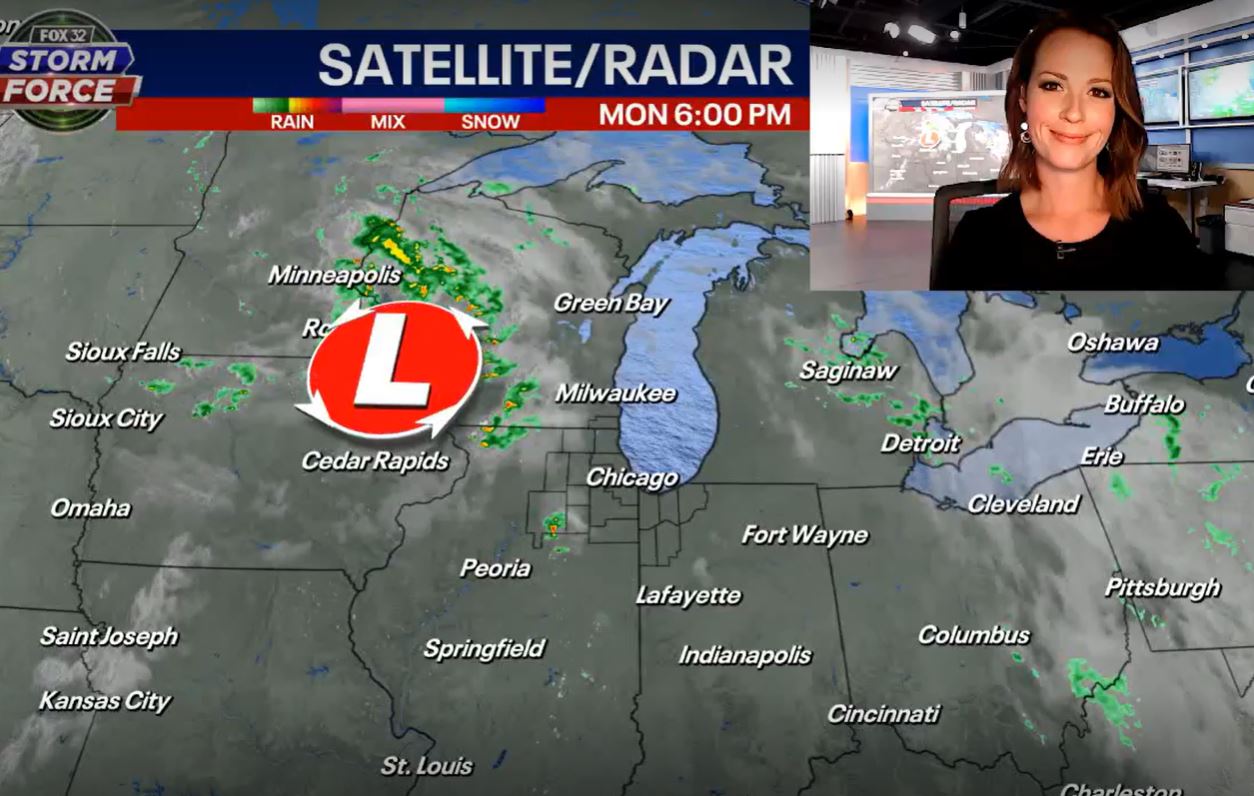 Chicago weather: On and off showers and storms through midweek