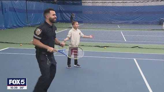 Police, young people connect through weekly tennis program in the Bronx