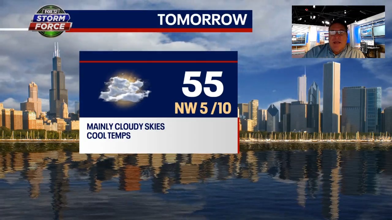 Chicago weather: Cloudy and cold Saturday night and Sunday