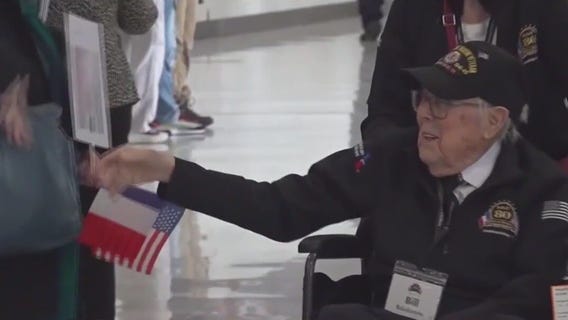 D-Day veterans fly to France on 80th anniversary