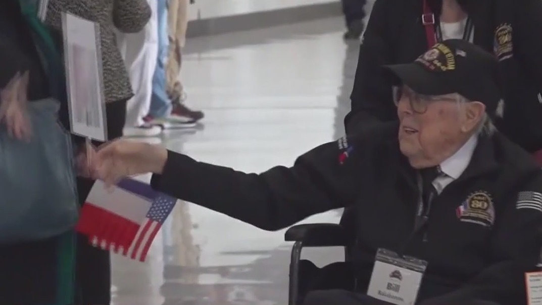 D-Day veterans fly to France on 80th anniversary
