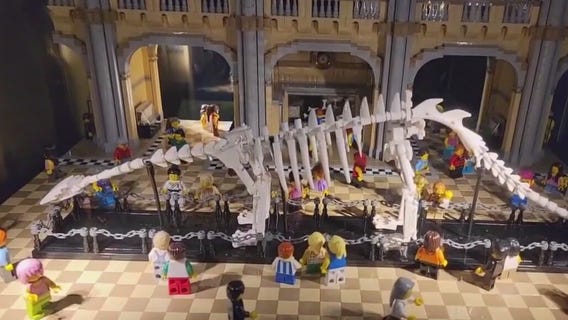 MOSI's Brick Dinos exhibit