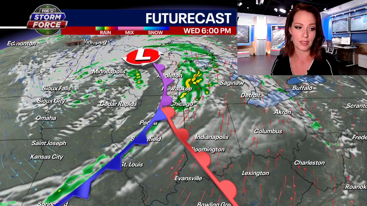 Few dry days, then showers return later this week