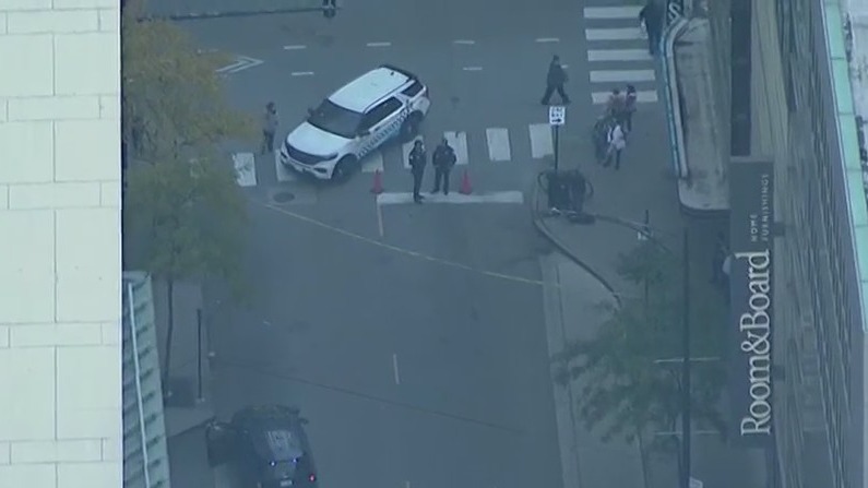 Man found shot in Mag Mile hotel, officials say