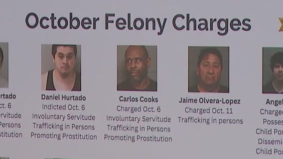 Cook County sheriff announces record number of human trafficking arrests