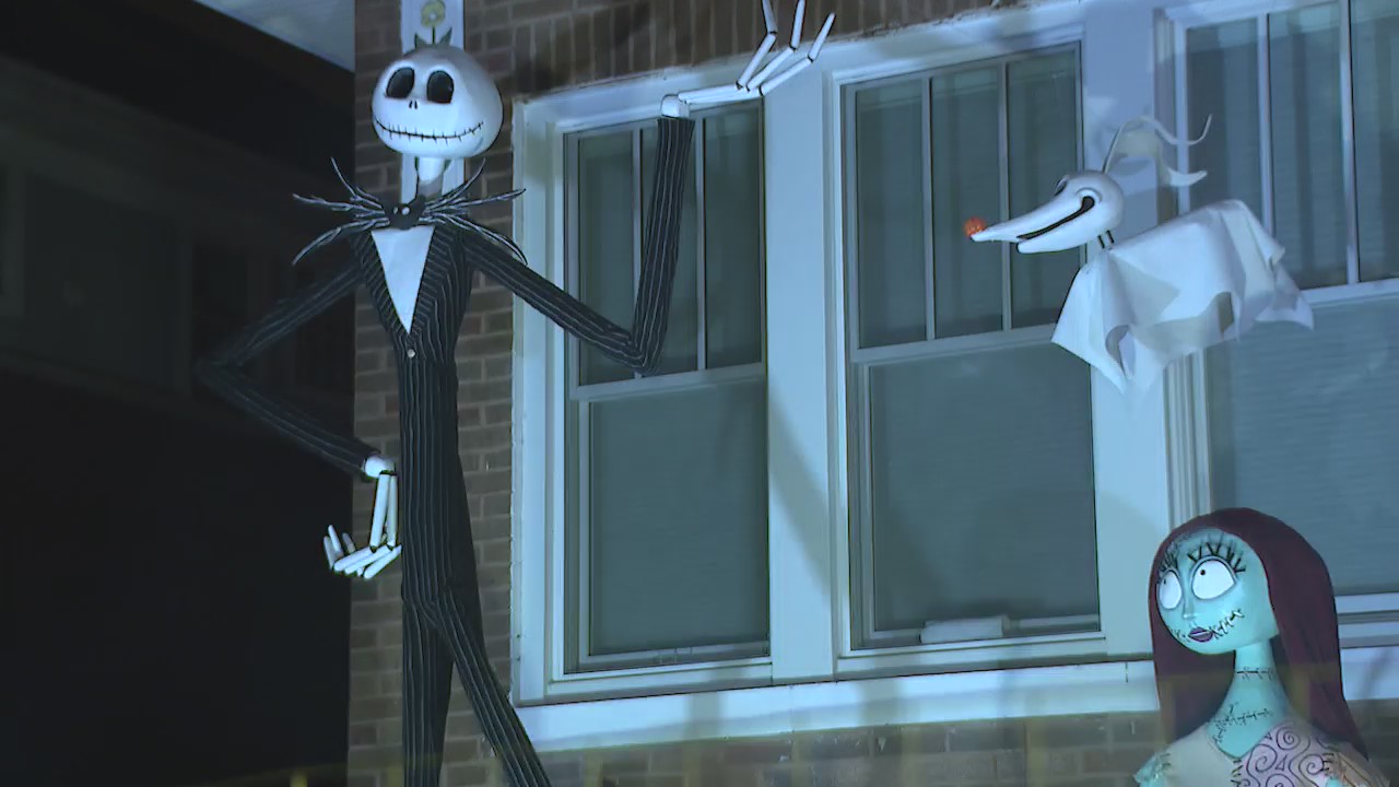Chicago home's 'Nightmare Before Christmas' display is a spooky season delight