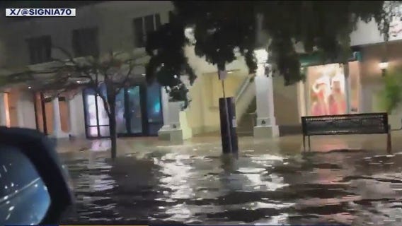 Heavy rain causes flooding in Sarasota