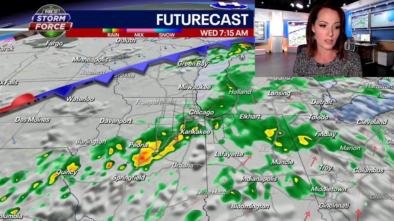 Warm days through Friday, but rain too