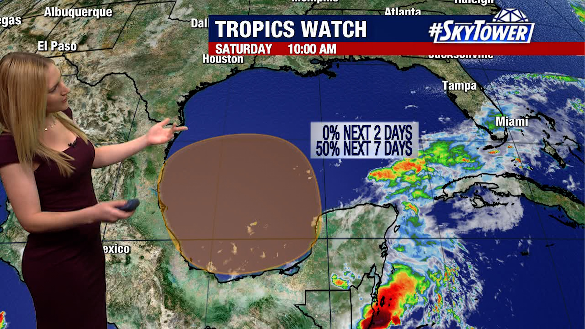 Tropical disturbance in Gulf could form next week