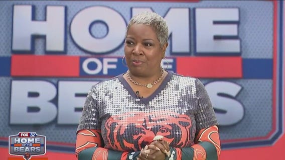 Bears Superfan Cyndi Mormon knows how to accessorize