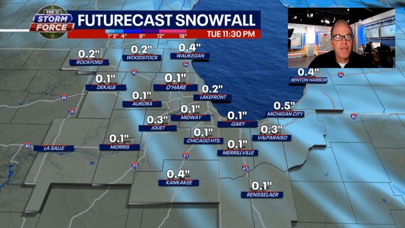 Chicago weather: Get ready for the first snow of the season