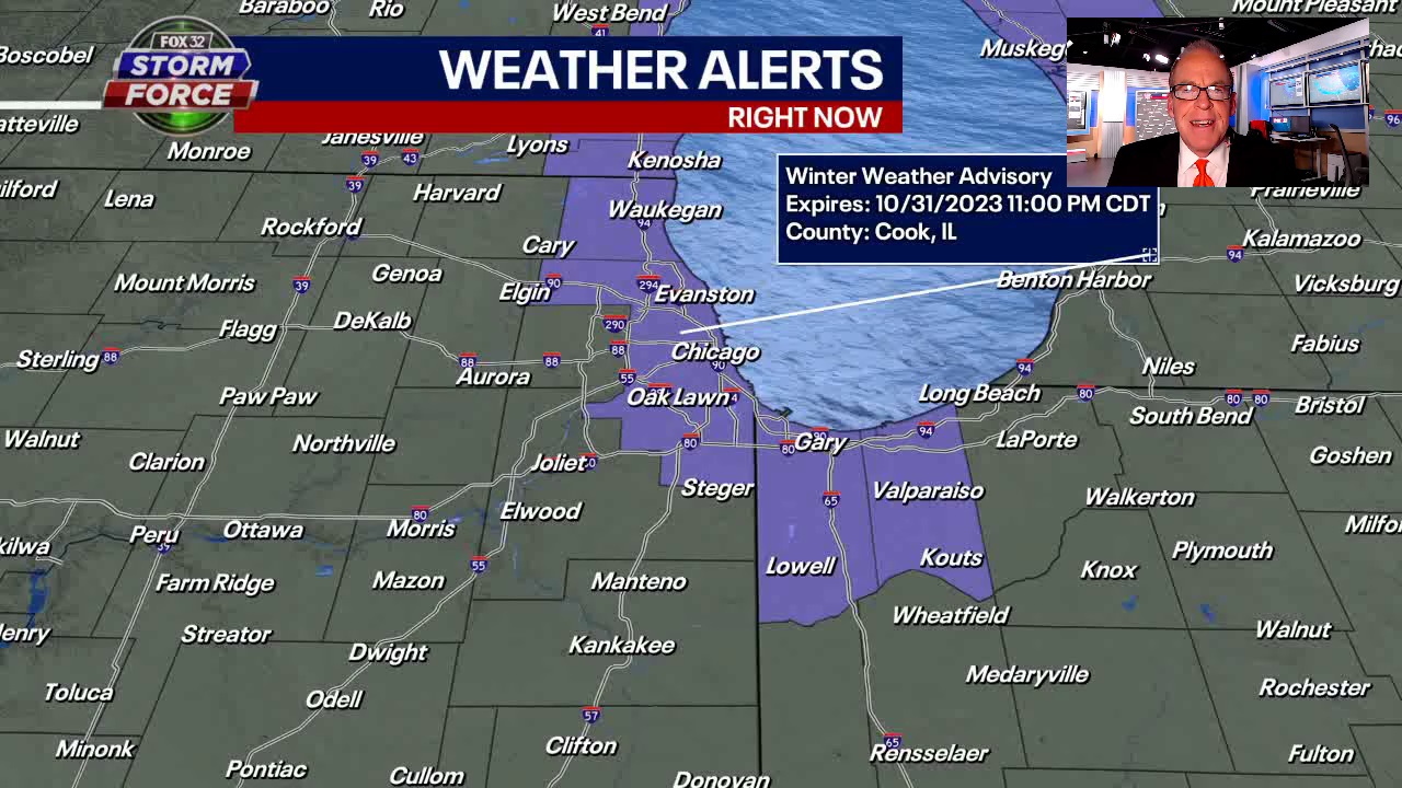 Winter Weather Advisory issued for parts of Chicago area | FOX 32 Chicago