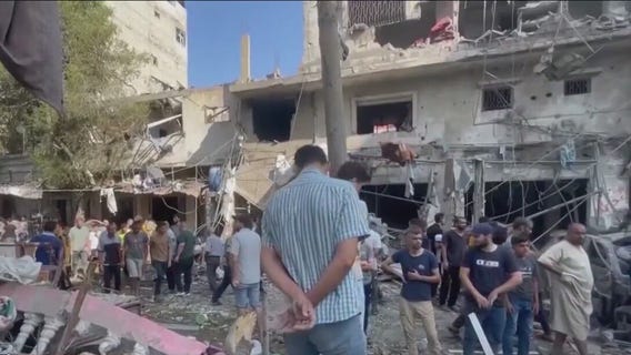 Gaza crossing opens for foreign passport holders, wounded as Israeli strikes pound refugee