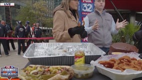 Portillo's shares huge tailgating spread on the plaza